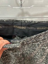 Load image into Gallery viewer, Burberry Black &amp; White Wool Tweed Pant, Size 42
