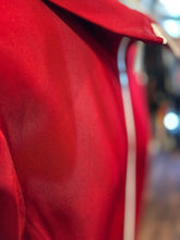 Load image into Gallery viewer, Burberry Red &amp; white Viscose Stripe zipper front oversized Jacket
