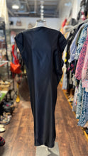 Load image into Gallery viewer, Massimo Duti black viscose/wool sleeveless Avant Garde dress, Size  S
