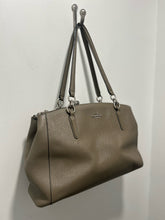 Load image into Gallery viewer, Coach Dune Leather Crossbody Silver Hardware Purse

