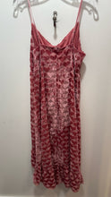 Load image into Gallery viewer, Betsy Johnson Pink Rayon Blend Hearts strappy midi Dress
