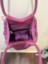 Load image into Gallery viewer, Prada pink purple tessuto Size Medium, Vintage &amp; Gently Worn Purse
