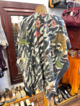 Load image into Gallery viewer, VILAGALLO multicolor Wool Floral layering top poncho style Top, Size One Size
