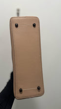 Load image into Gallery viewer, Coach Tan &amp; Grey pebbled leather hand &amp; crossbody bag Purse
