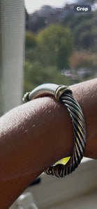 David Yurman two toned 925 & 14k Bracelet W/Clasp