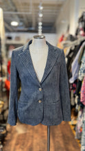 Load image into Gallery viewer, Good Match Blue &amp; White Cotton Pinstripe Blazer, Size 40
