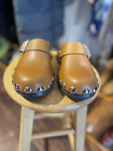 Load image into Gallery viewer, Ganni almond Leather W/Studs clog, AS IS-inserts,Size 38
