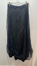 Load image into Gallery viewer, Krista Larson Black Silk maxi adjustable waist Skirt, Size O/S
