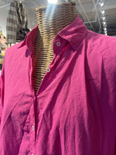 Load image into Gallery viewer, XIRENA Hot Pink Cotton Button Up shirt style Dress, Size XS
