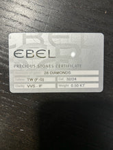 Load image into Gallery viewer, Ebel Silver W/Diamonds Watch, Paperwork incl
