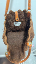 Load image into Gallery viewer, Annabel Ingall Brown Raffia Woven Size Medium shoulder Purse
