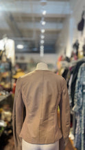 Load image into Gallery viewer, LIU JO Taupe Leather studs zip close Jacket
