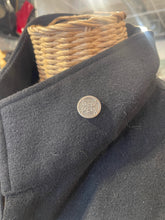 Load image into Gallery viewer, Jumpo Black Poly Button accent Tail Coat, Size 8
