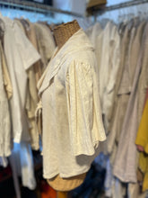 Load image into Gallery viewer, rufina Beige Blend front tie Top, Size One Size
