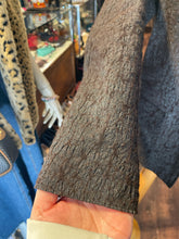 Load image into Gallery viewer, Masahiro Miyazaki brown &amp; grey fuzzy accent Blazer, Size 38
