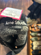 Load image into Gallery viewer, Acne Studios Black &amp; Beige Wool faces Crew Neck Sweater
