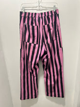 Load image into Gallery viewer, Big Bud Press Pink and black Blend stripes gold accent straight leg Pant

