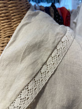 Load image into Gallery viewer, rufina Beige Blend front tie Top, Size One Size
