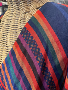 FARM Rio jewel tones striped Maxi NWT Dress, Size M