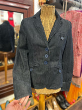 Load image into Gallery viewer, Marc Jacobs dark denim Cotton fit &amp; flare Button up Jacket
