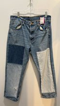 Load image into Gallery viewer, B Sides Blue Cotton patchwork Front &amp; back pockets Jeans, Size 30
