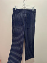 Load image into Gallery viewer, Aime Leon Dore navy &amp; white Cotton striped slim Pant, Size XS
