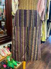 Load image into Gallery viewer, DRIES VAN NOTEN multi colored Cotton Blend striped Pencil Skirt
