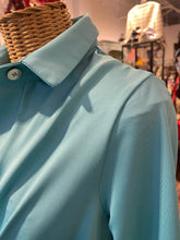 Load image into Gallery viewer, Gretchen Scott Turquoise Polyester solid button down Dress, Size XS
