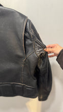 Load image into Gallery viewer, StreetLine Black Leather detail trim moto style Jacket, Size M
