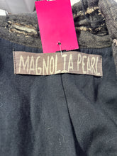 Load image into Gallery viewer, Magnolia Pearl Earthy Brown Cotton embroidered Oversized Blazer
