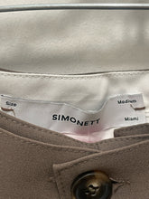 Load image into Gallery viewer, Simonett Taupe &amp; black Blend Skirt overlay straight leg Pant, Size M
