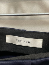 Load image into Gallery viewer, The Row Navy Viscose blend stretch fitted ankle Pant, Size S
