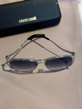 Load image into Gallery viewer, Roberto Cavalli AS IS silver &amp; black Sunglasses
