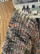 Load image into Gallery viewer, FRAME Gray &amp; multi Wool Blend knit Longsleeve cardigan Sweater, Size S
