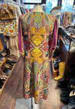 Load image into Gallery viewer, ETRO Yellow Multi Viscose floral multiprints Flowy Maxi Dress, Size 46
