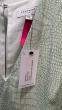 Load image into Gallery viewer, Equipment White &amp; Green Silk croc Print Sleeveless NWT Dress, Size S
