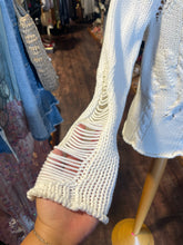 Load image into Gallery viewer, Crea Concept Ivory Cotton Blend boat neck Sweater, Size 38
