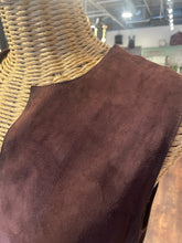 Load image into Gallery viewer, VINCE Brown Lamb Leather Suede Sleeveless V cut Dress, Size 6
