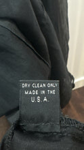 Load image into Gallery viewer, Krista Larson Black Silk maxi adjustable waist Skirt, Size O/S
