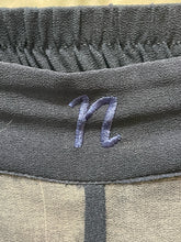 Load image into Gallery viewer, na.mu navy &amp; white cotton &amp; poly mesh Cropped AS IS pulls Pant, Size S
