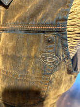 Load image into Gallery viewer, Diesel Brown Cotton Blend button down Vest, Gently worn, Size S
