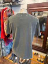 Load image into Gallery viewer, Golden Goose Gray Cotton Blend Rhinestones tee shirt Top
