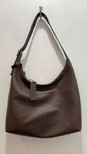 Load image into Gallery viewer, BAGGU Brown Recycled Leather Slouchy shoulder strap Purse
