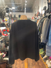 Load image into Gallery viewer, jenni kayne Black Cashmere Crew Neck Sweater, Size XL
