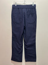 Load image into Gallery viewer, Aime Leon Dore navy &amp; white Cotton striped slim Pant, Size XS
