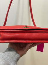 Load image into Gallery viewer, Coach Tangerine Leather  Long Strap Purse
