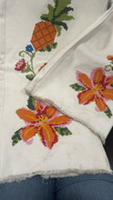 Load image into Gallery viewer, FARM Rio Beige Print Denim embroidery Pant, Size S
