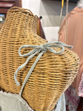 Load image into Gallery viewer, House No. 23 seafoam &amp; lavender Cotton Crinkle Halter midi Dress
