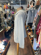Load image into Gallery viewer, Lauren Manoogian Taupe superfine merino wool solid Hood front pocket Sweater, Size XS
