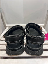 Load image into Gallery viewer, Marsell x Suicoke Black Leather Size 37 ankle &amp; toe strap jagged platform Shoe
